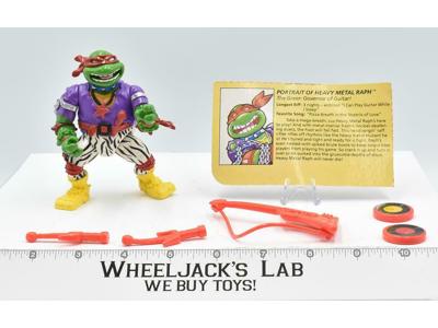 Heavy Metal Raph 100% Complete Teenage Mutant Ninja Turtle 1991 Playmates