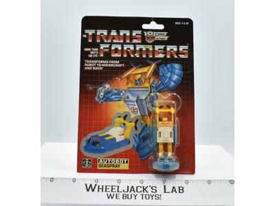 Seaspray MOSC NEW Sealed 1985 Vintage Hasbro G1 Transformers Action Figure