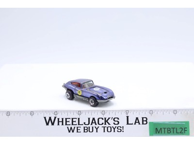 Johnny Lightning Custom XKE Metallic Purple w/ Red Interior 1969 Topper Diecast