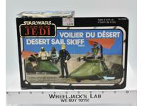 Desert Sail Skiff 100% Complete W Box ROTJ 1983 Star Wars Vintage Kenner
