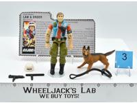 Law &amp; Order #3 V1 100% Complete 1987 GI Joe ARAH Hasbro Vintage Action Figure