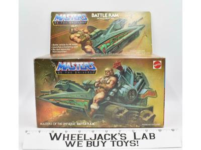Battle Ram He-Man Complete MIB Masters of the Universe MOTU 1982 Mattel Vintage