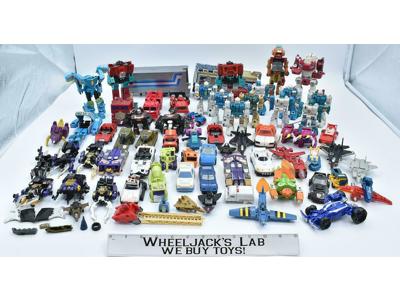 Lot Collection of 1980's Hasbro G1 Transformers Vintage Action Figures