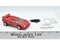 Sideswipe 100% Complete Vintage 1985 G1 Transformers Hasbro Action Figure