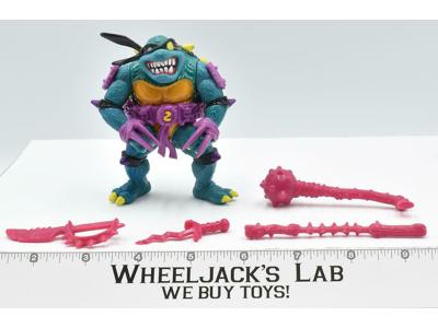 Slash 100% Complete Teenage Mutant Ninja Turtle TMNT 1990 Playmates Figure