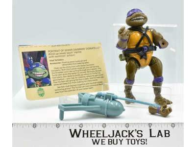Sewer Swimmin Donatello 100% Complete Teenage Mutant Ninja Turtle 1989 Playmates