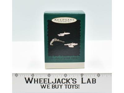 The Ships of Star Trek Set of 3 Mini Ornaments Hallmark Keepsake MIB NEW 1995