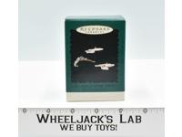 The Ships of Star Trek Set of 3 Mini Ornaments Hallmark Keepsake MIB NEW 1995
