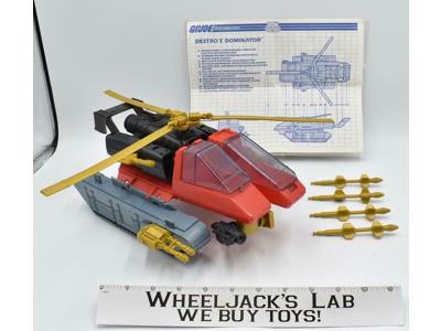 Destro's Dominator 1990 GI Joe Hasbro Vintage Action Figure Vehicle ARAH