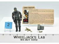 Firefly #2 V1 100% Complete 1984 GI Joe ARAH Vintage Hasbro Action Figure
