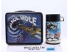 Black Hole Metal Lunch Box With Thermos 1979 by Aladdin Vintage