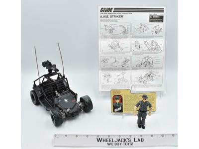 A.W.E. Striker W/ Pathfinder 100% Complete 2001 G.I. Joe Action Figure Vehicle