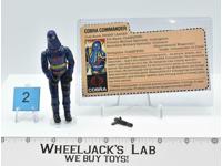 Cobra Commander #2 V2 100% Complete GI Joe Vintage Hasbro 1984 Action Figure