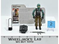 Beach Head #2 V1 100% Complete 1986 GI Joe Hasbro Vintage Action Figure