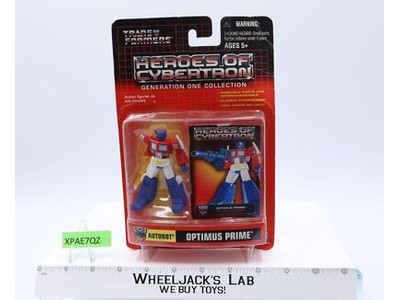 Optimus Prime Heroes of Cybertron HOC Transformers Hasbro 2001 NEW MOSC SEALE