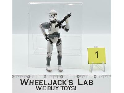 Grey Clone Trooper #1 Attack on Coruscant Star Wars 2005 Hasbro Action Figure