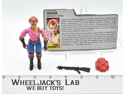 Zarana V1 100% Complete ARAH 1986 GI Joe Hasbro Vintage Action Figure