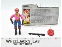 Zarana V1 100% Complete ARAH 1986 GI Joe Hasbro Vintage Action Figure