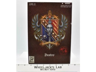 Destro James McCullen G.I. Joe Rise of Cobra SDCC 2009 Hasbro SEALED MISB NEW