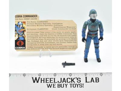 Cobra Commander 100% Complete GI Joe V1.5 Vintage Hasbro 1983 Action Figure