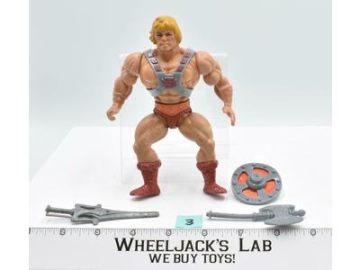 He-Man #3 Complete Soft Head He-Man Masters of the Universe MOTU 1982 Mattel