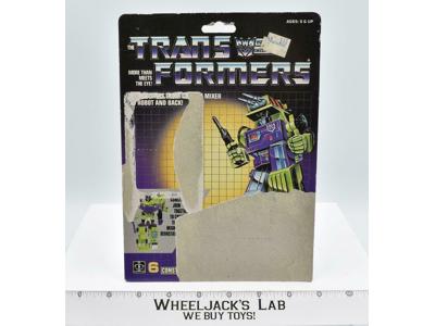 Mixmaster Devastator Cardback Vintage 1985 G1 Transformers Action Figure
