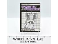 Blitzwing Instruction Manual Booklet 1985 Hasbro G1 Transformers