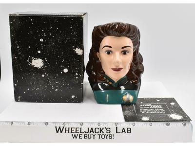 Counselor Troi Star Trek Next Generation 1994 Applause Figural Coffee Mug W/COA