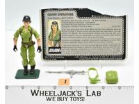 Lady Jaye #1 V1 100% Complete GI Joe 1985 Action Figure Vintage Hasbro