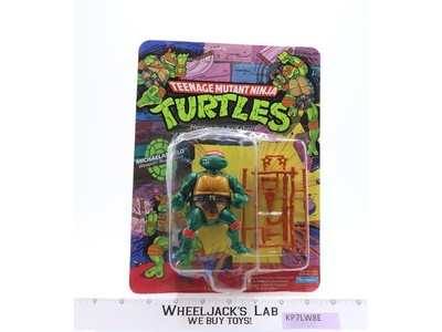 Michaelangelo 10 BACK Teenage Mutant Ninja Turtle 1988 Playmates UNPUNCHED MOSC