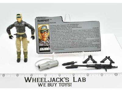 Rampart V1 100% Complete 1990 GI Joe Vintage Hasbro Action Figure