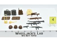 Lot Battle Gear Accessory 5 Set 4 1987 Weapons GI Joe Vintage Action Figure
