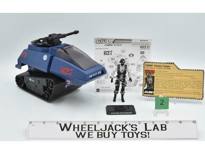 Cobra H.I.S.S. &amp; Cobra Driver #2 100% Complete 2008 G.I. Joe Action Figure ARAH