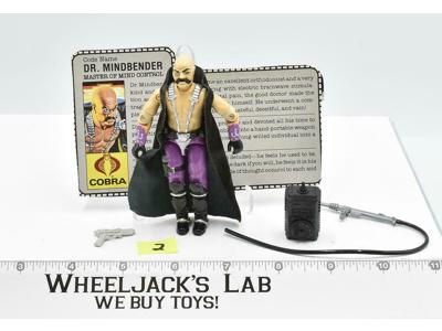 Dr. Mindbender #2 V1 100% Complete ARAH 1986 GI Joe Hasbro Vintage Action Figure