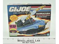 Barracuda One-Man Attack Sub W/Box 100% Complete GI Joe 1991 Action Figure
