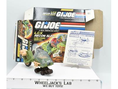 L.V.C. Recon Sled Vehicle W/Box GI Joe 1986 Action Figure Vintage
