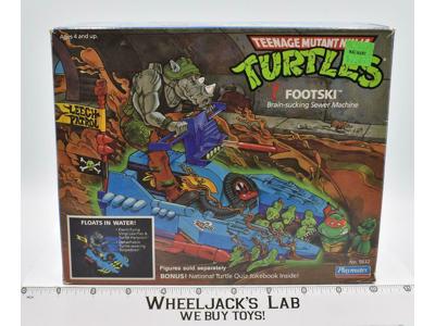 Footski 100% Complete W/Box Teenage Mutant Ninja Turtles TMNT 1989 Playmates