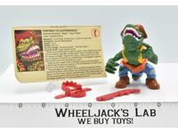 Leatherhead 100% Complete Teenage Mutant Ninja Turtle 1989 Playmates Figure