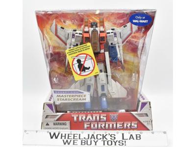 Masterpiece Starscream 2007 Walmart NEW MISB G1 Transformers Action Figure