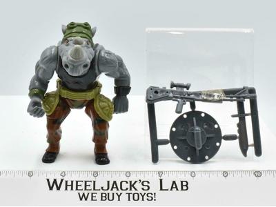 Rocksteady HARD HEAD 100% Complete Teenage Mutant Ninja Turtles 1988 Playmates
