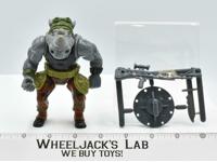 Rocksteady HARD HEAD 100% Complete Teenage Mutant Ninja Turtles 1988 Playmates