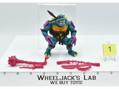 Slash #1 100% Complete Teenage Mutant Ninja Turtle TMNT 1990 Playmates Figure