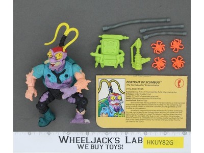 Scumbug 100% Complete Teenage Mutant Ninja Turtle TMNT 1990 Playmates Vintage
