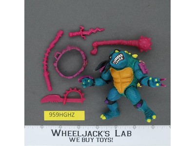 Slash PURPLE BELT YELLOW LETTER S 100% Complete Teenage Mutant Ninja Turtle TMNT