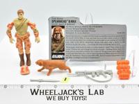 Spearhead &amp; Max #1 V1 100% Complete GI Joe Vintage Hasbro 1988 Action Figure