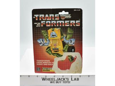 Brawn Cardback 1984 Vintage Hasbro G1 Transformers Action Figure
