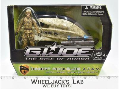 Desert Rockslide ATAV W/ Dusty G.I Joe Rise of Cobra 2009 Hasbro SEALED MISB