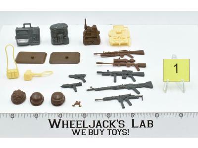 Lot Battle Gear Accessory 5 Set 1 1987 Weapons GI Joe Vintage Action Figure