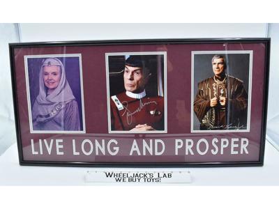 Spock Sarek Amanda Star Trek 1993 Framed AUTOGRAPHED #2288 of 2500