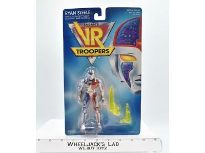 Ryan Steele W/ Edge Glow Laser Saban's VR Troopers 1994 Kenner Action Figure